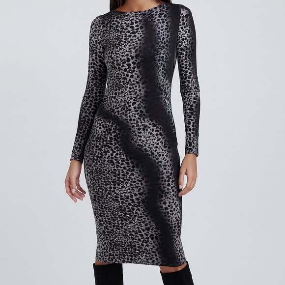 Philosophy Dresses & Skirts - Philosophy Long Sleeve Dress Animal Print Large Clubwear Date Night Party Sexy